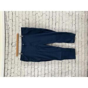 Kut from the Kloth Women's Crop Trouser‎ Pants Size 20W Navy Blue